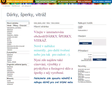 Tablet Screenshot of darky-sperky-vitraz.shop1.cz