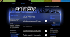 Desktop Screenshot of outsider.shop1.cz