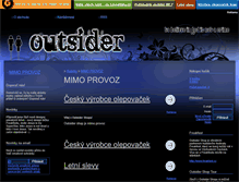 Tablet Screenshot of outsider.shop1.cz