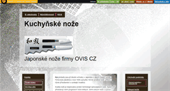 Desktop Screenshot of japonske-noze.shop1.cz