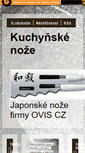 Mobile Screenshot of japonske-noze.shop1.cz