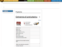 Tablet Screenshot of formular.shop1.cz